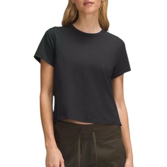 Lululemon Classic-Fit Cotton-Blend T-Shirt - Picture 1 of 6